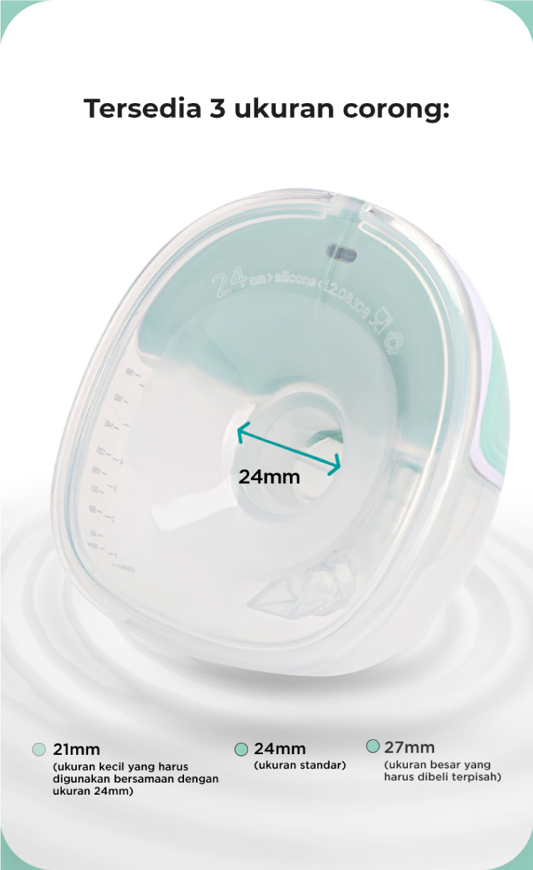 MOOIMOM Wireless Electric Breast Pump M3 with mooikind Baby Wet Wipes description image