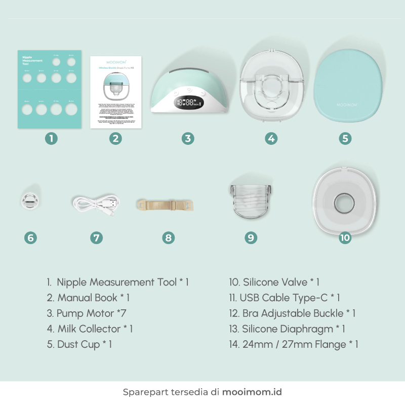 Wireless Electric Breast Pump M3 - Pompa ASI Elektrik Wireless M3 - Foto 4