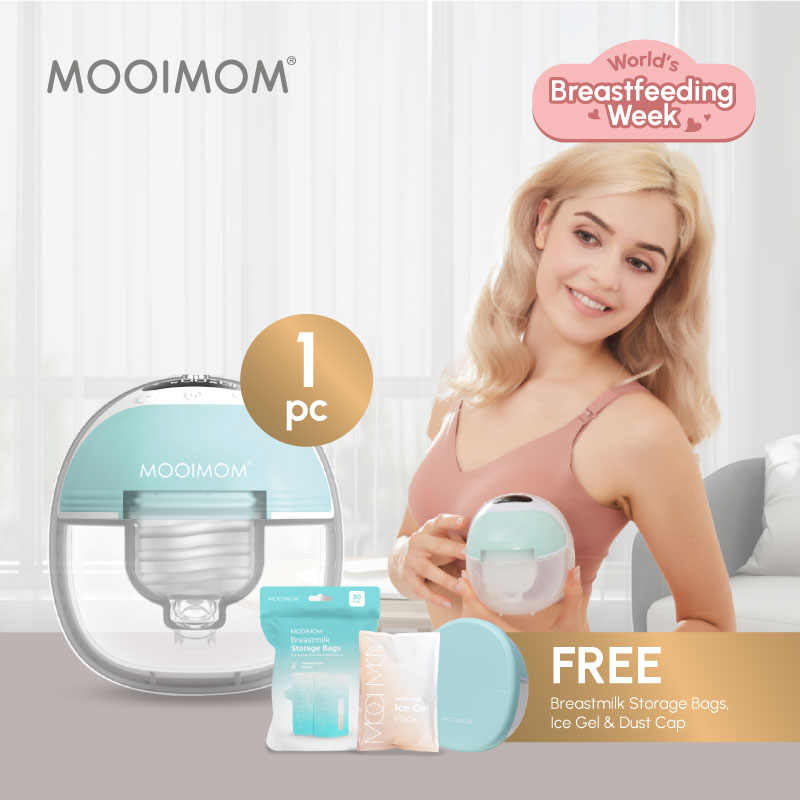 MOOIMOM Wireless Electric Breast Pump M3 - Pompa ASI Elektrik Wireless M3 image
