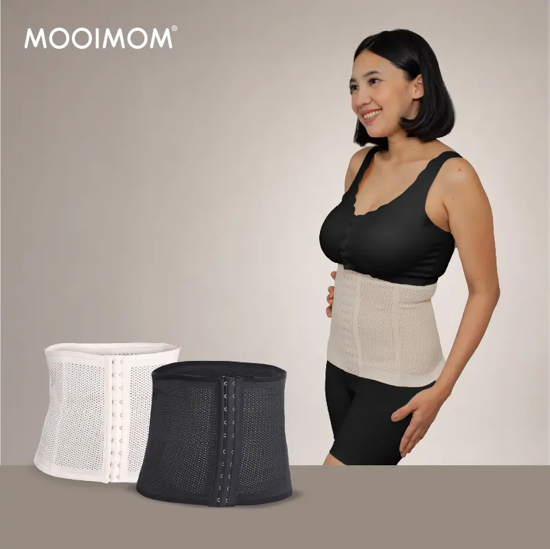 MOOIMOM Breathable Boned Corset - Korset Pelangsing Melahirkan
