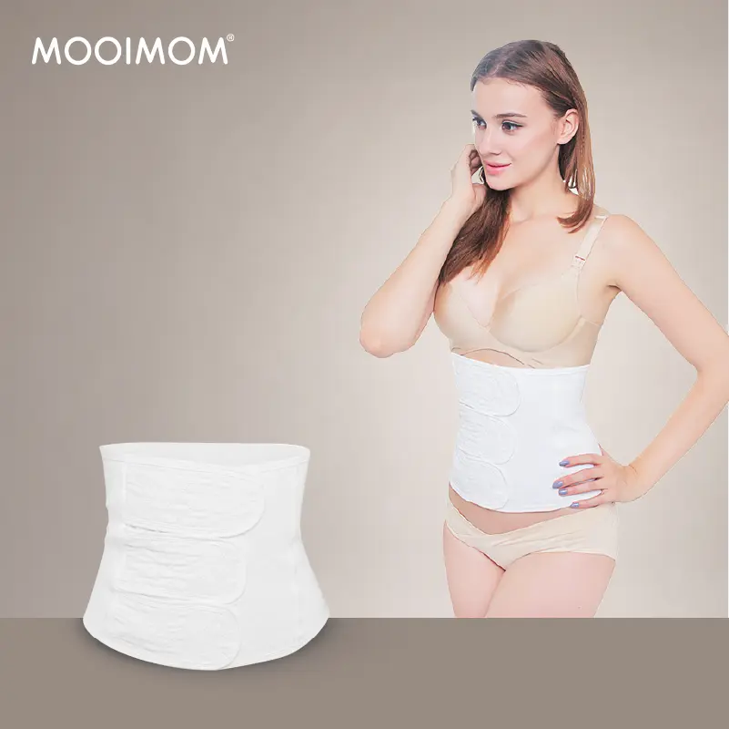 MOOIMOM Postpartum Gauze Belt 3 Stage - Korset Pelangsing Melahirkan