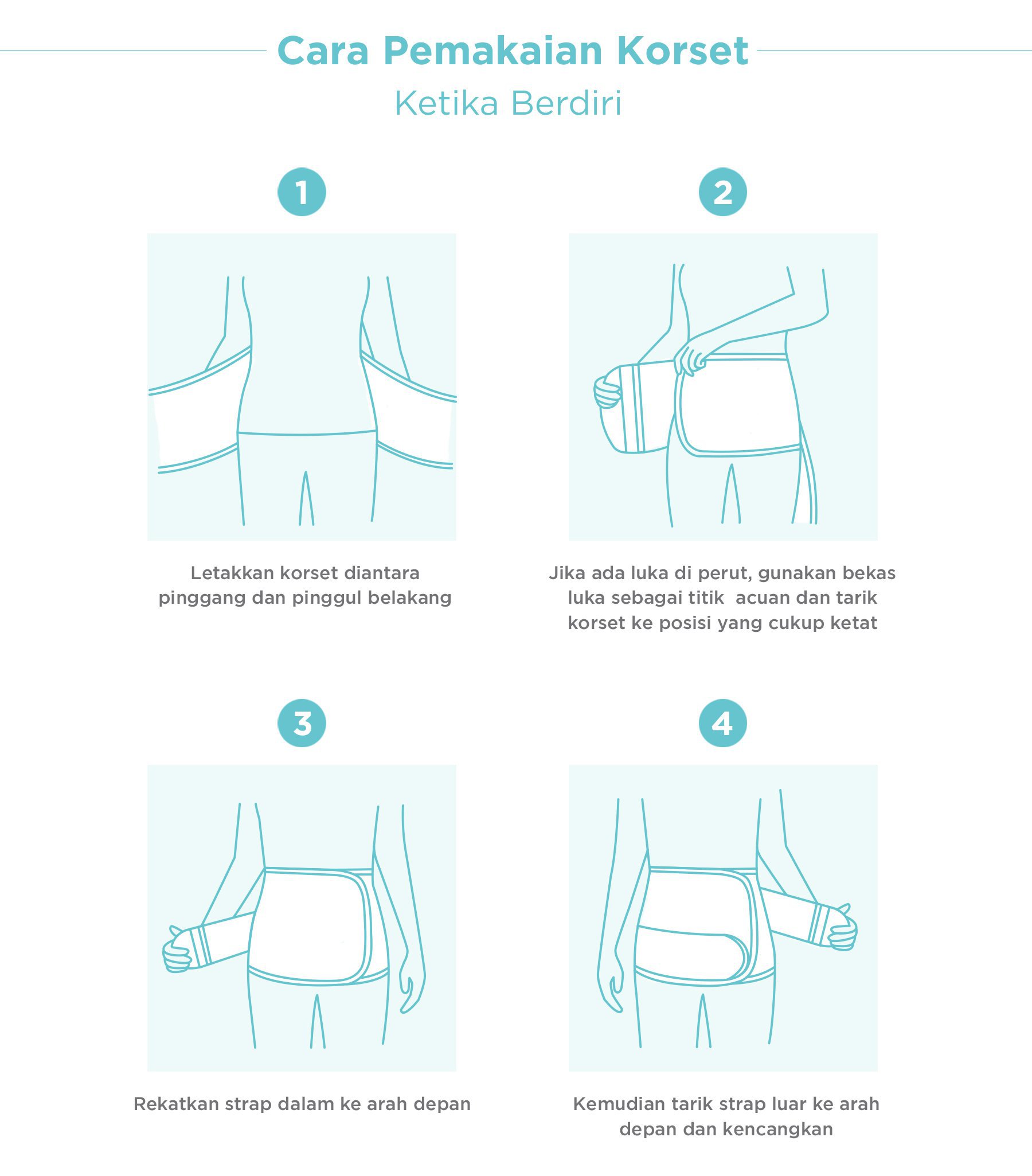 MOOIMOM Bamboo Postpartum Belly Band with Nursing Accecories description image