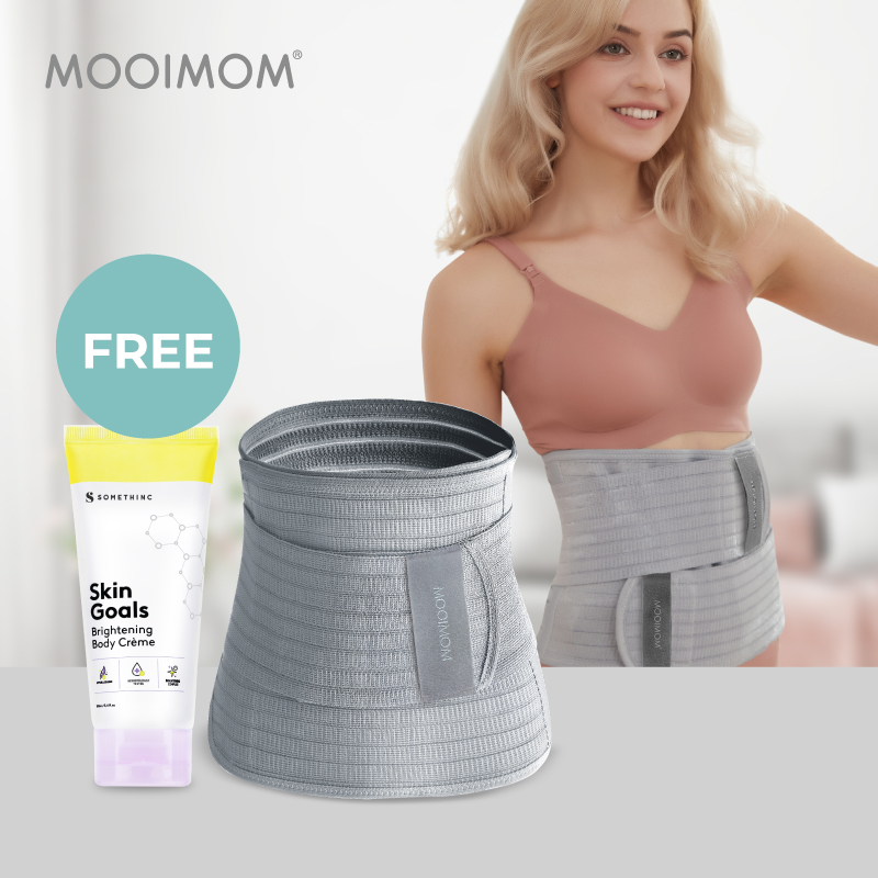 MOOIMOM Bamboo Postpartum Belly Band - Korset Pelangsing Melahirkan image