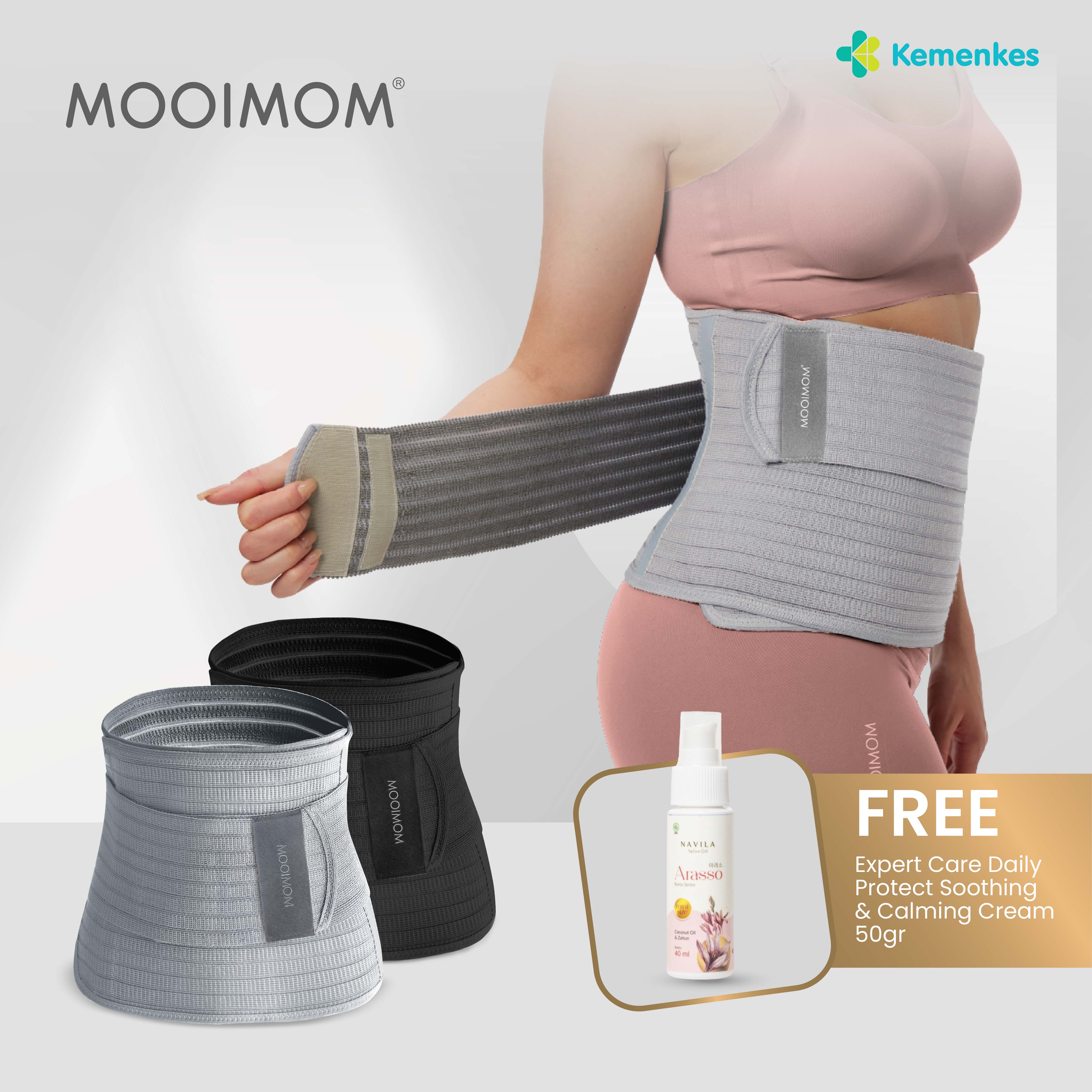 MOOIMOM Bamboo Postpartum Belly Band - Korset Setelah Melahirkan Caesar & Normal