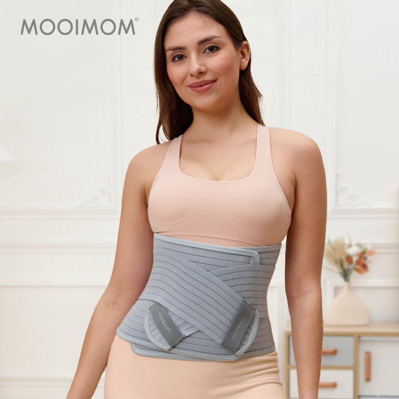 MOOIMOM Bamboo Postpartum Belly Band - Korset Setelah Melahirkan Caesar & Normal image