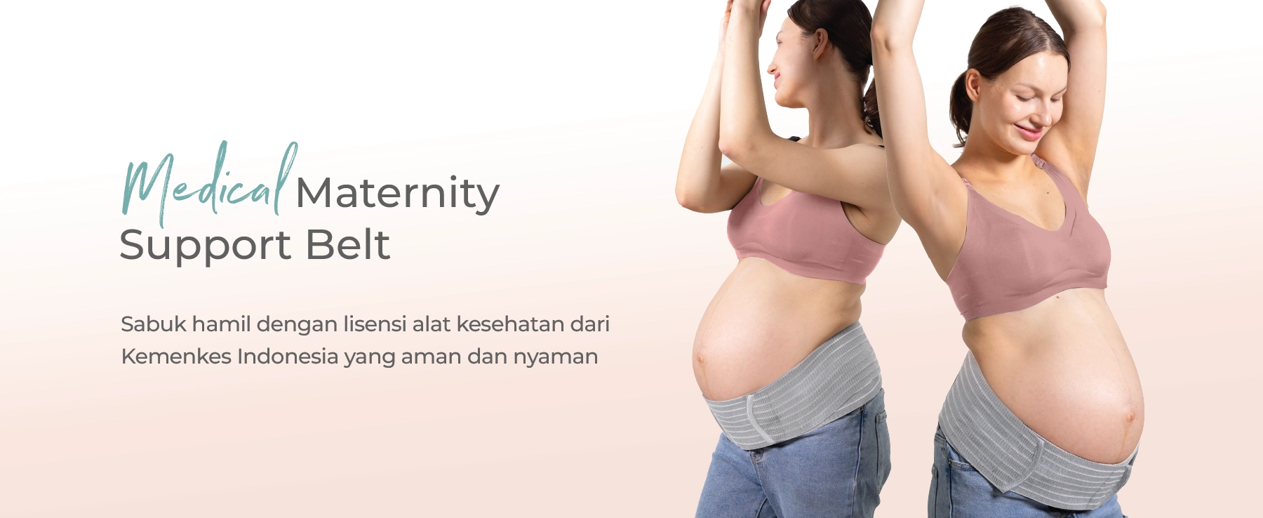 MOOIMOM Korset Hamil - Bamboo Maternity Support Belt Sabuk Penyangga Perut Hamil - Korset Hamil Nyaman description image