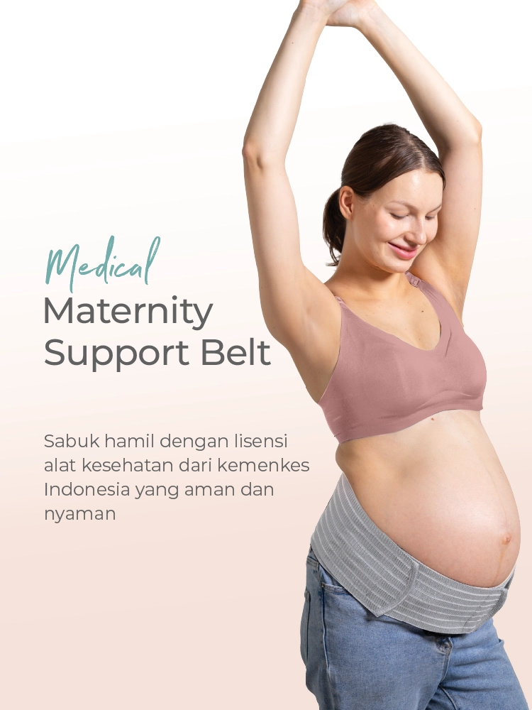 MOOIMOM Korset Hamil - Bamboo Maternity Support Belt Sabuk Penyangga Perut Hamil - Korset Hamil Nyaman description image