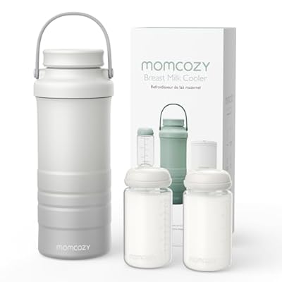 Momcozy Portable Breast Milk Cooler for Outdoor 22oz (White)