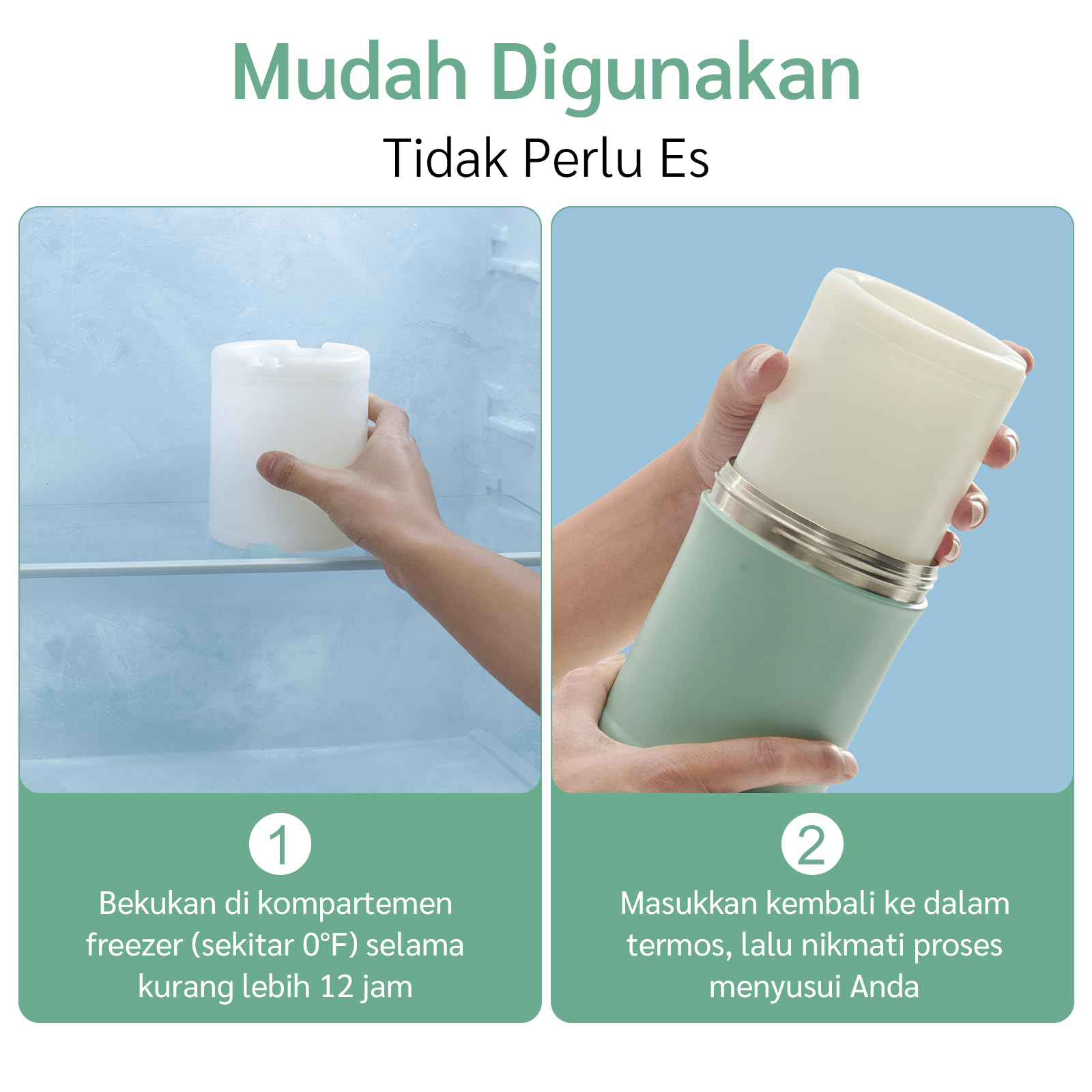 [PRE ORDER] Momcozy Portable Breast Milk Cooler for Outdoor 22oz (Green) description image