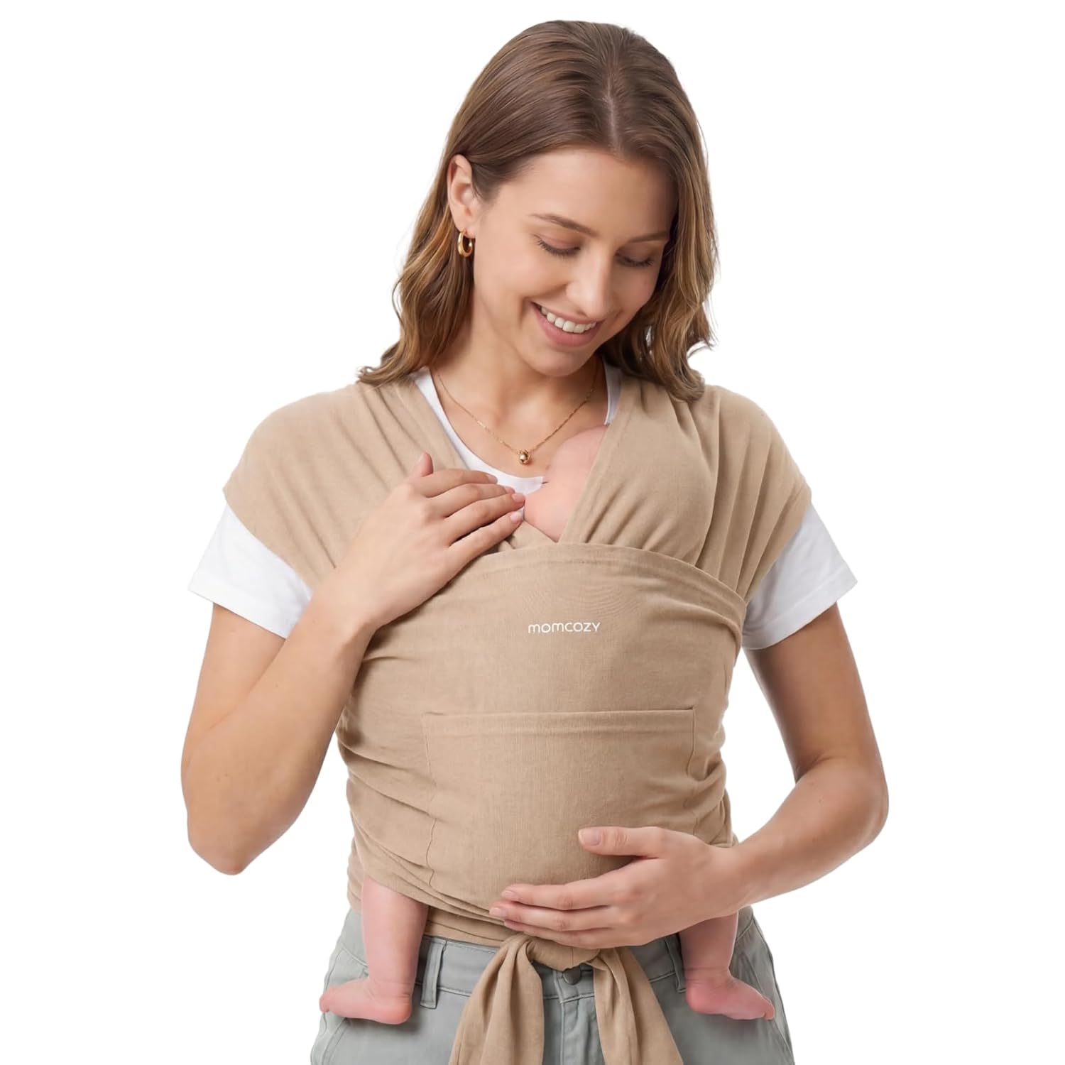 Momcozy Baby Carrier Light Curry