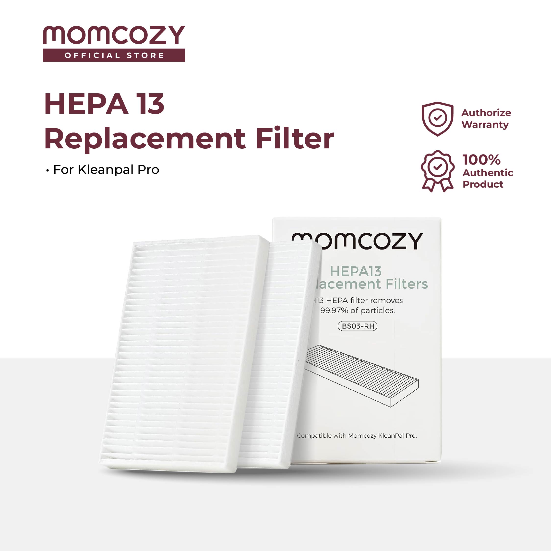 Momcozy Hepa13 Replacement Filter fir KleanPal Pro