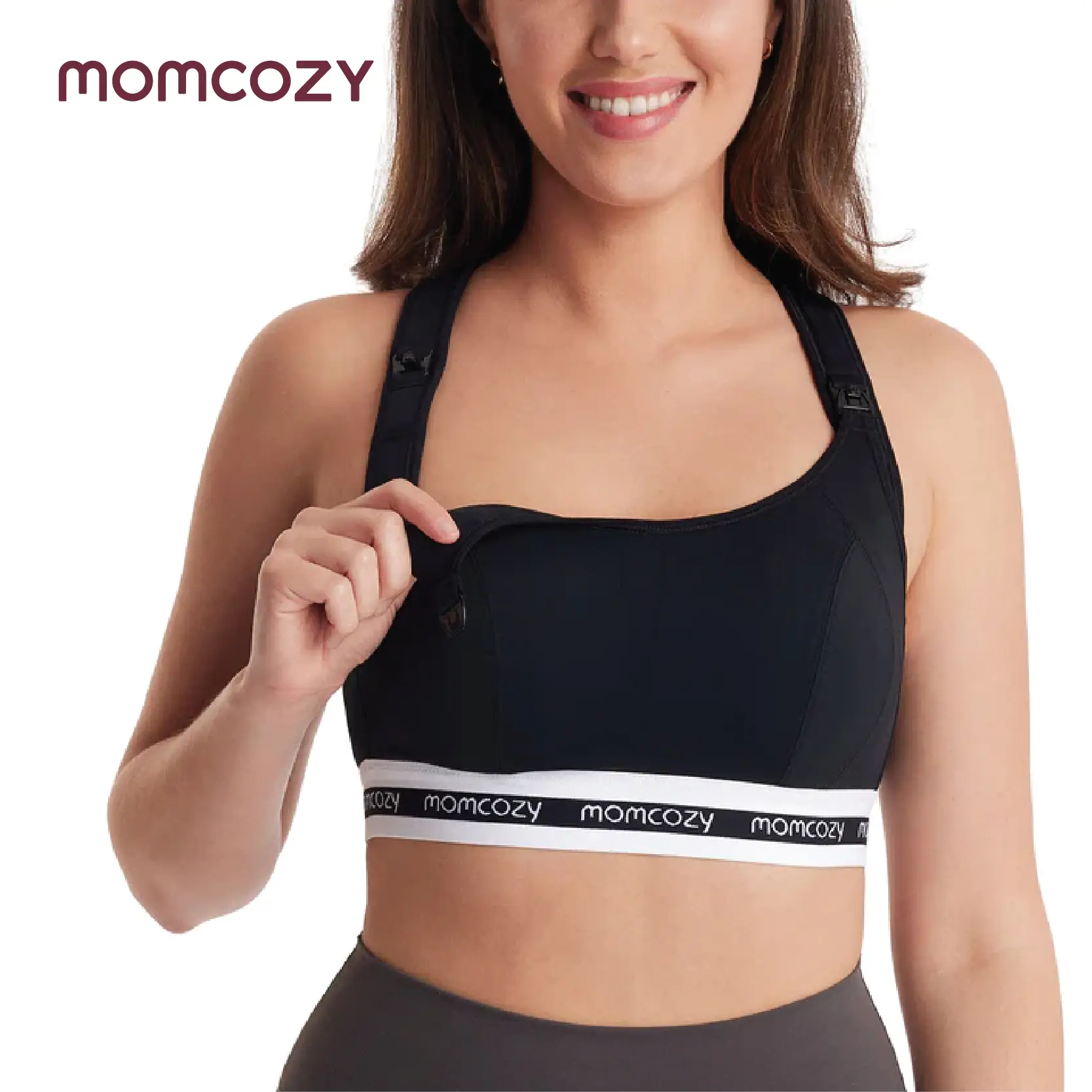 Momcozy Active - Low Impact Nursing Sports Bra