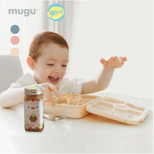 MUGU Tritan Bento Box x Grouu Chicken Floss for Baby