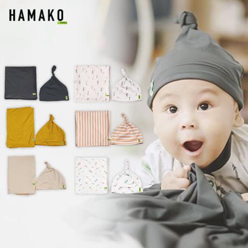 Hamako Knot Beanie & Blanket - Set Topi & Selimut Bayi