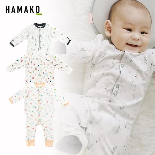 Hamako Basic Button Coverall M-OL - Baju Bayi & Anak