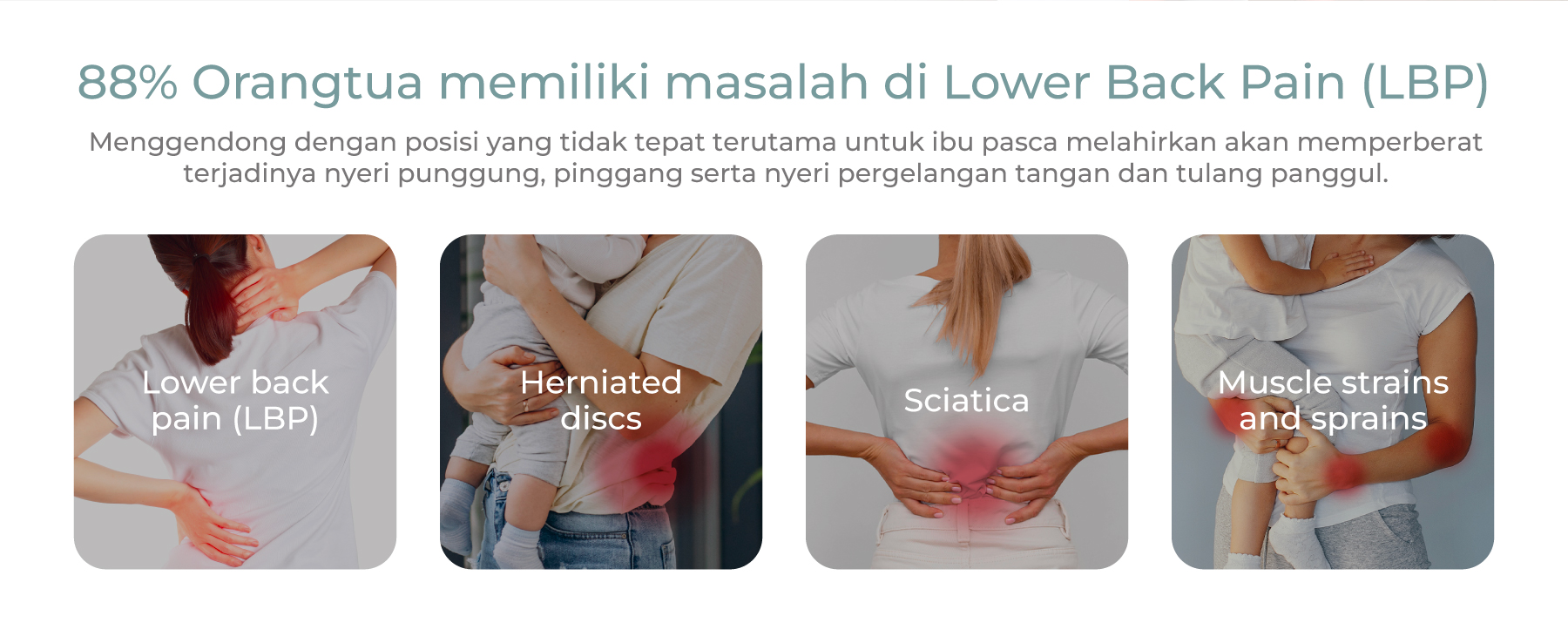 MOOIMOM Lightweight Hipseat Carrier - Gendongan Bayi description image