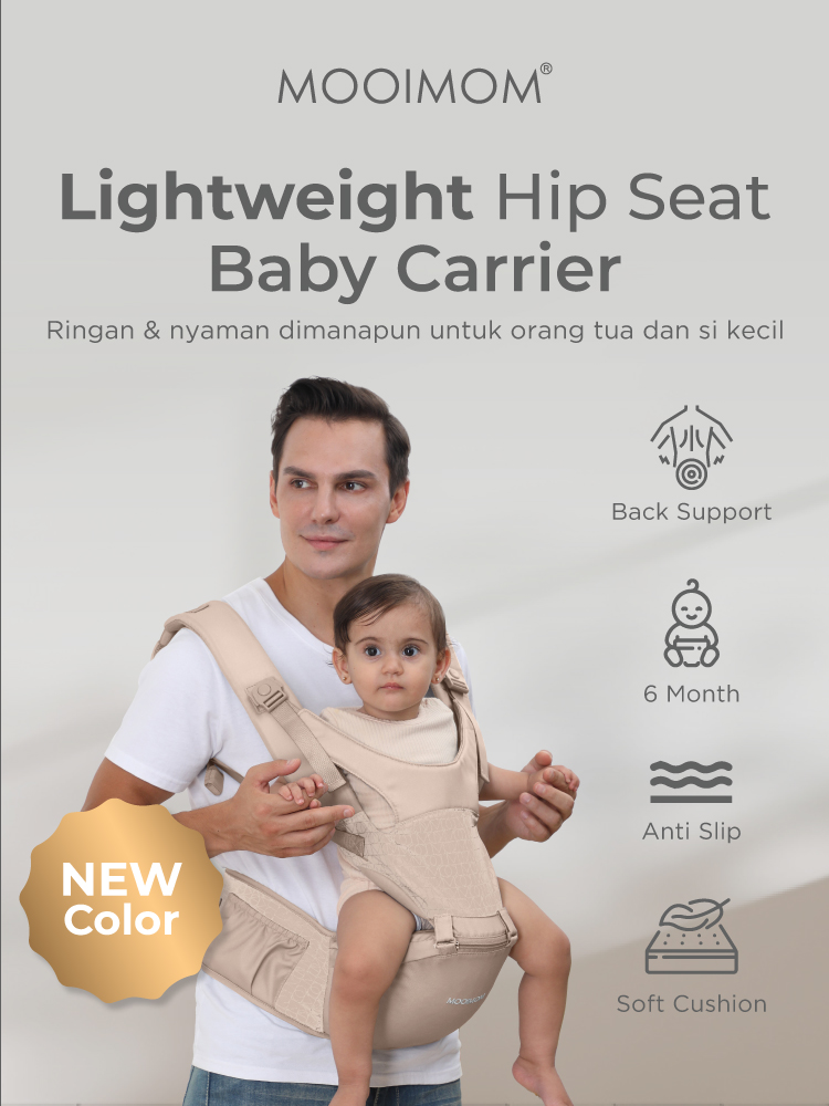 MOOIMOM Lightweight Hipseat Carrier - Gendongan Bayi description image