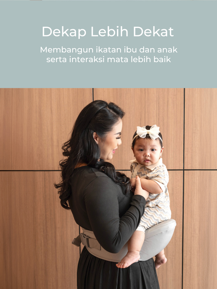 MOOIMOM Lightweight Hipseat Carrier - Gendongan Bayi description image