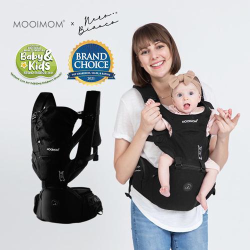 Nero Bianco Lightweight Hipseat Carrier - Gendongan Bayi Depan image