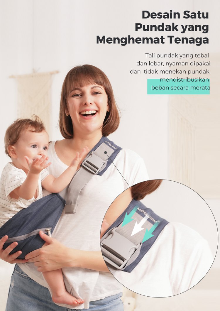 MOOIMOM Pocket Sling - Gendongan Bayi Samping description image