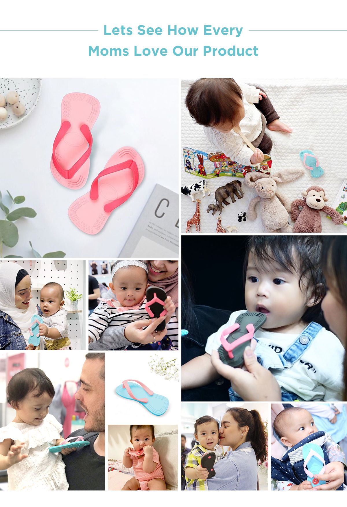 Jeelly Sandals Teether - Gigitan Bayi Aman description image