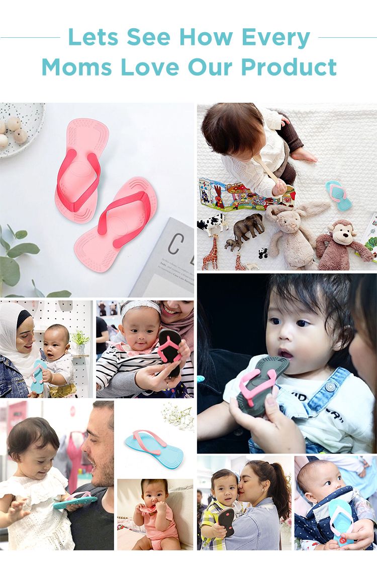 Jeelly Sandals Teether - Gigitan Bayi Aman description image