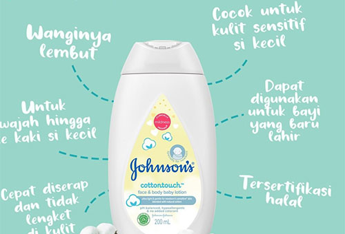 Johnsons Johnson's Cottontouch Baby Face & Body Lotion 200 ml description image