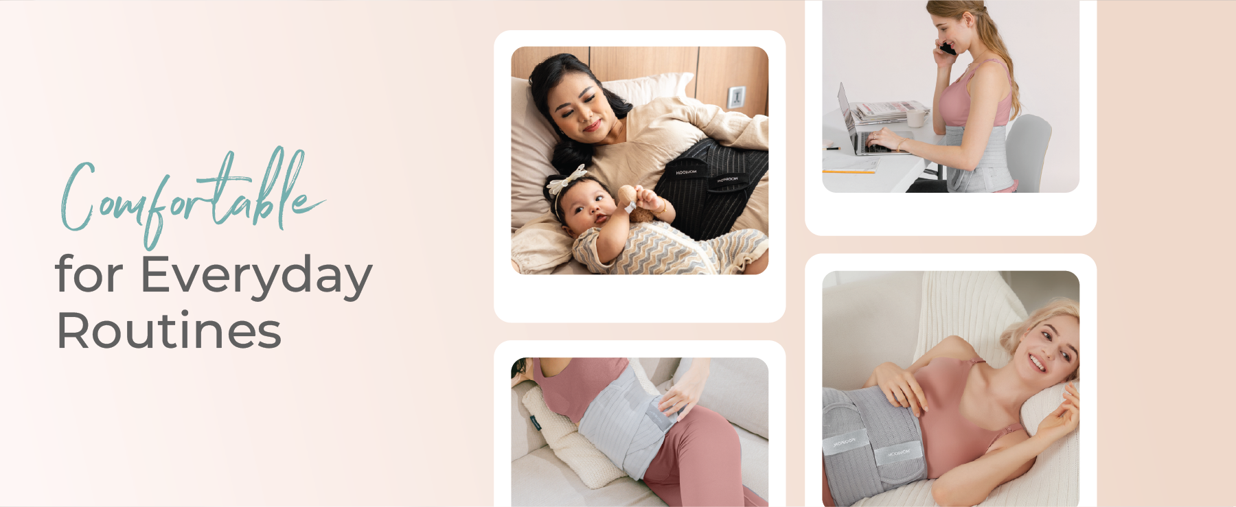 MOOIMOM Exclusive MOOIMOM Bamboo Postpartum Belly Band x Lacoco Ultimate Golden Swallow Facial Foam description image