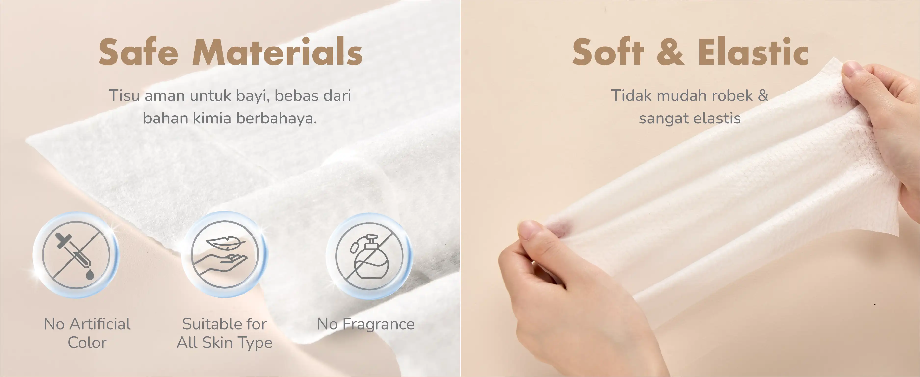 Little Calm Set A (1pcs MUGU Sensory Teether & 1pcs Wet Wipes) description image