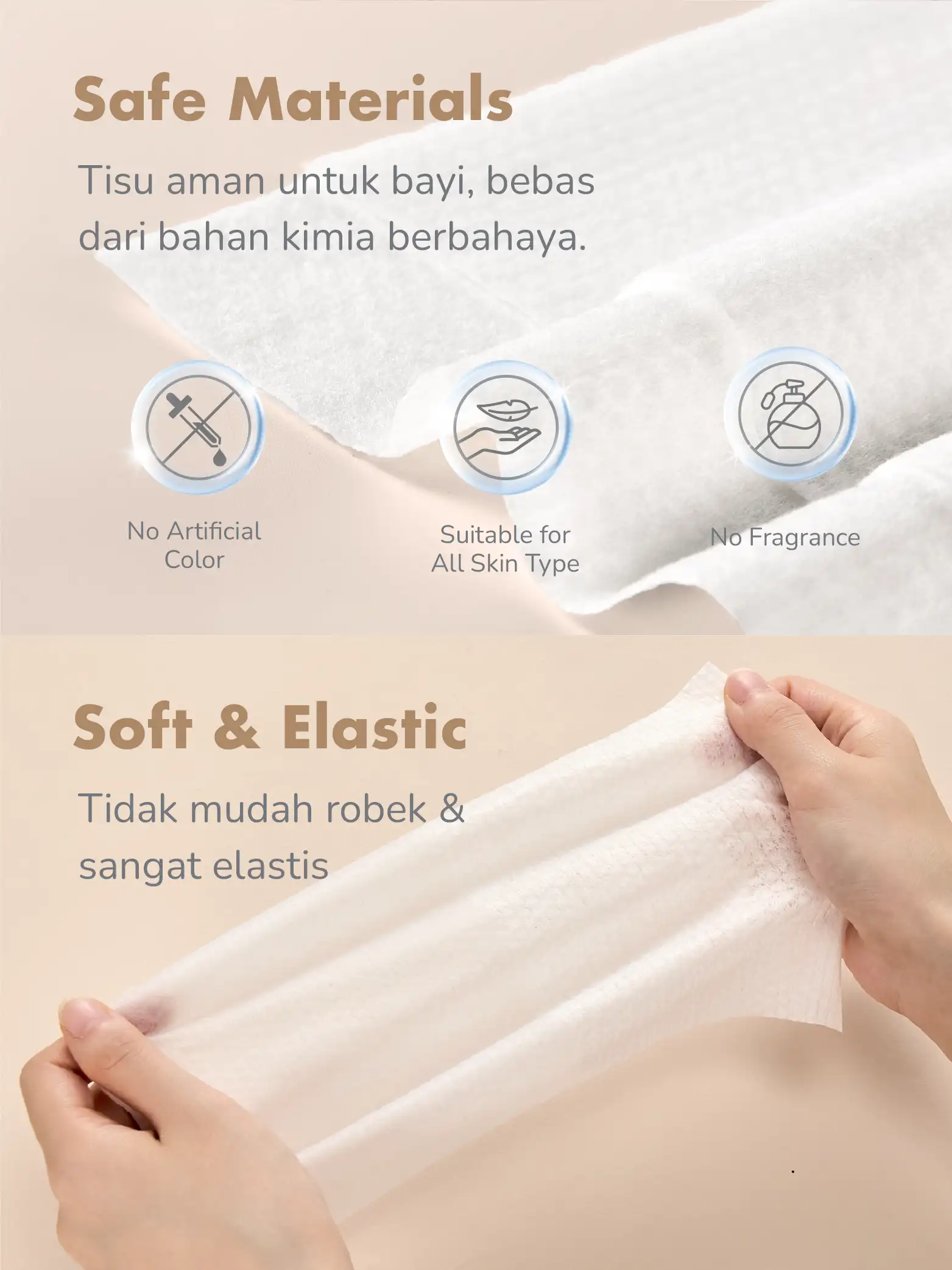 Little Calm Set A (1pcs MUGU Sensory Teether & 1pcs Wet Wipes) description image