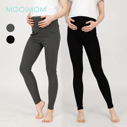 MOOIMOM Cotton Maternity Leggings - Celana Legging Hamil