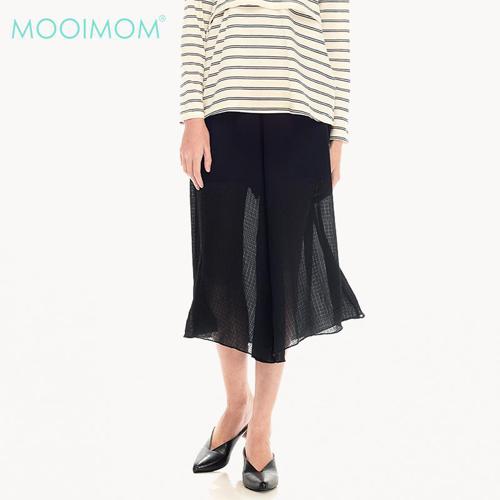 MOOIMOM Maternity Tailored Soft Trouser Black - Celana Pendek Hamil