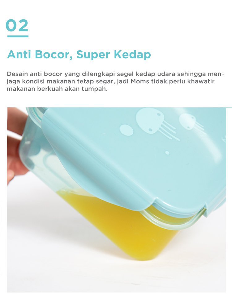 MUGU Lunch Box - 370ml - Kotak Makan description image