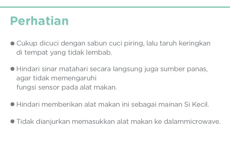 MUGU Sensoric Spoon & Fork - Sendok Garpu Bayi dengan Indikator Panas description image