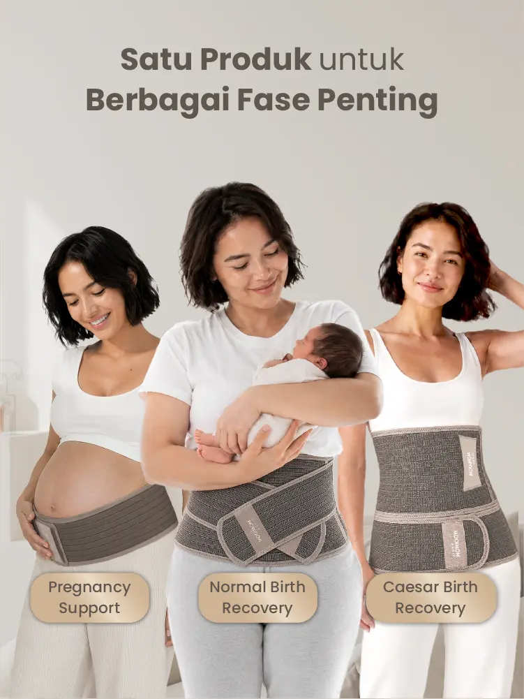 MOOIMOM Basic 2in1 Bamboo Postpartum Corset description image