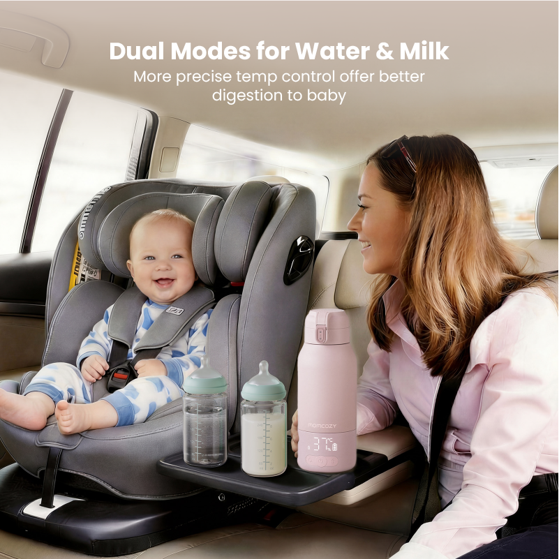 Momcozy Portable Breast Milk & Water Warmer for Travel - Pink - Foto 4