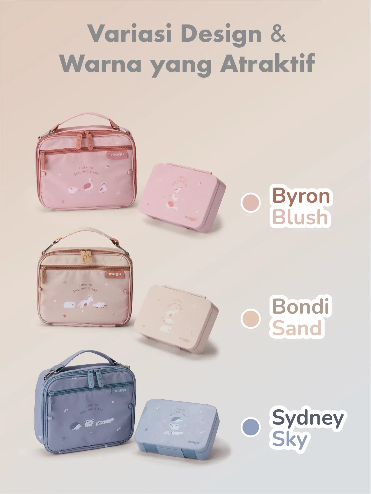 mugu kids insulated bento bag description image