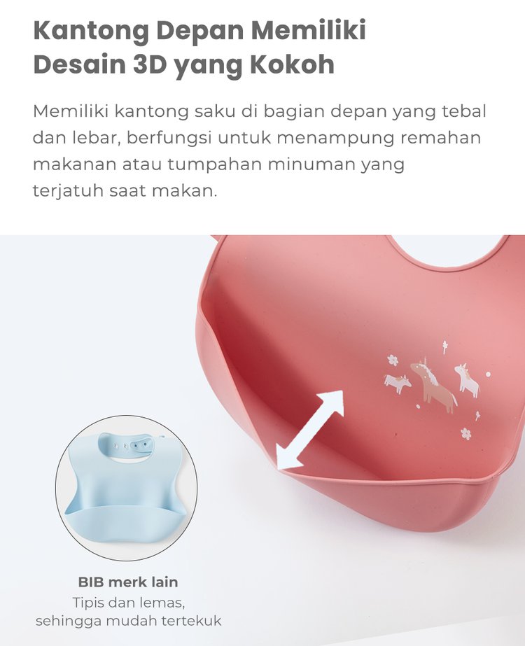 mugu silicone bib - Celemek Bayi description image