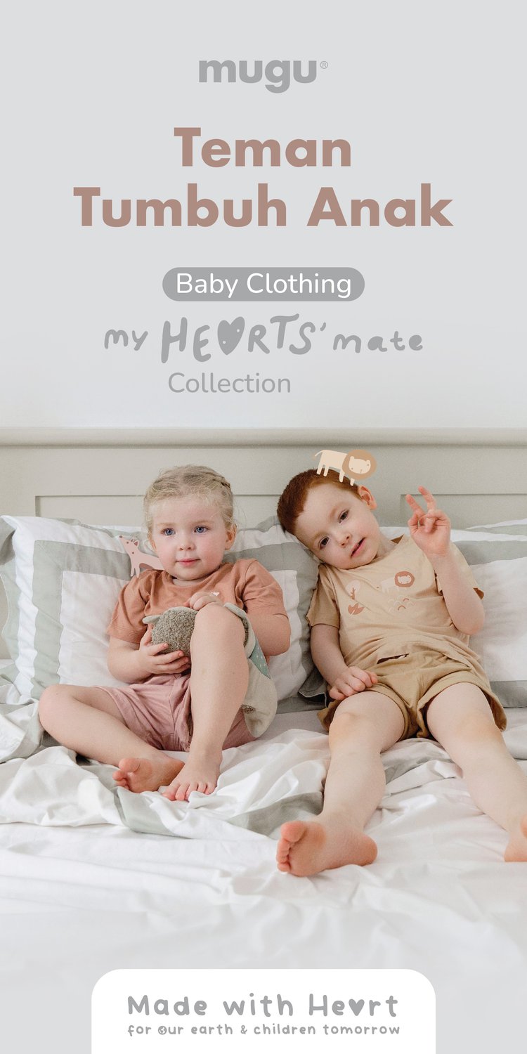 mugu Hearts' Mate Collection Snowie - Baju Anak Satu Pasang description image