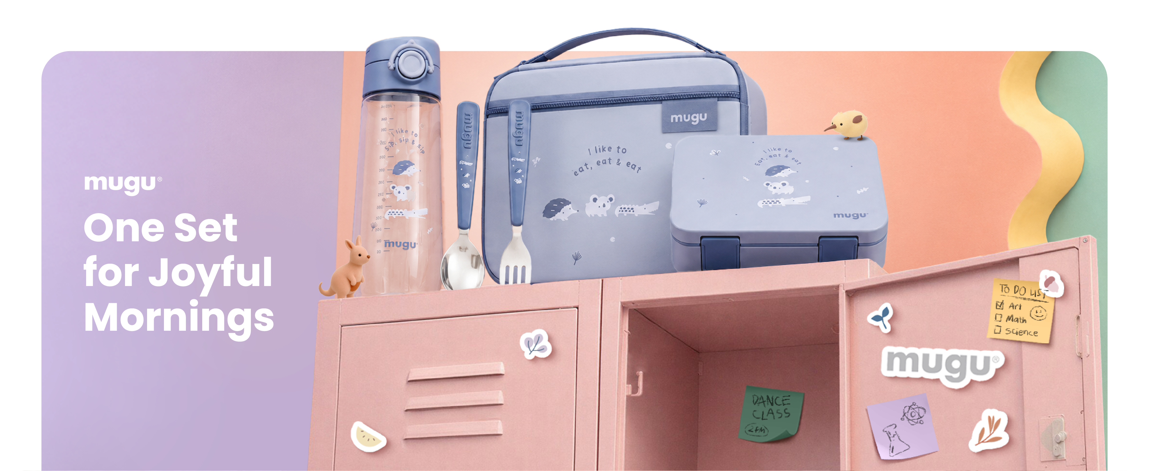 mugu kids complete lunch set description image