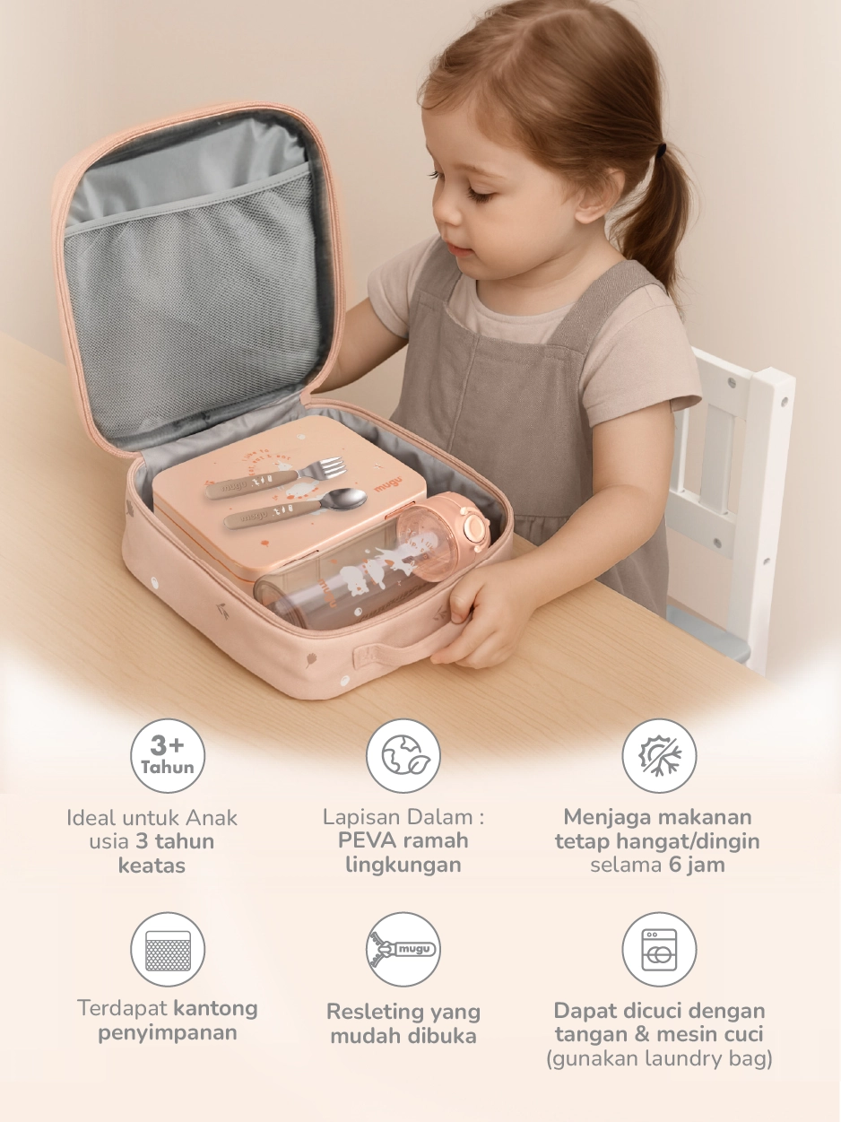 mugu kids complete lunch set description image