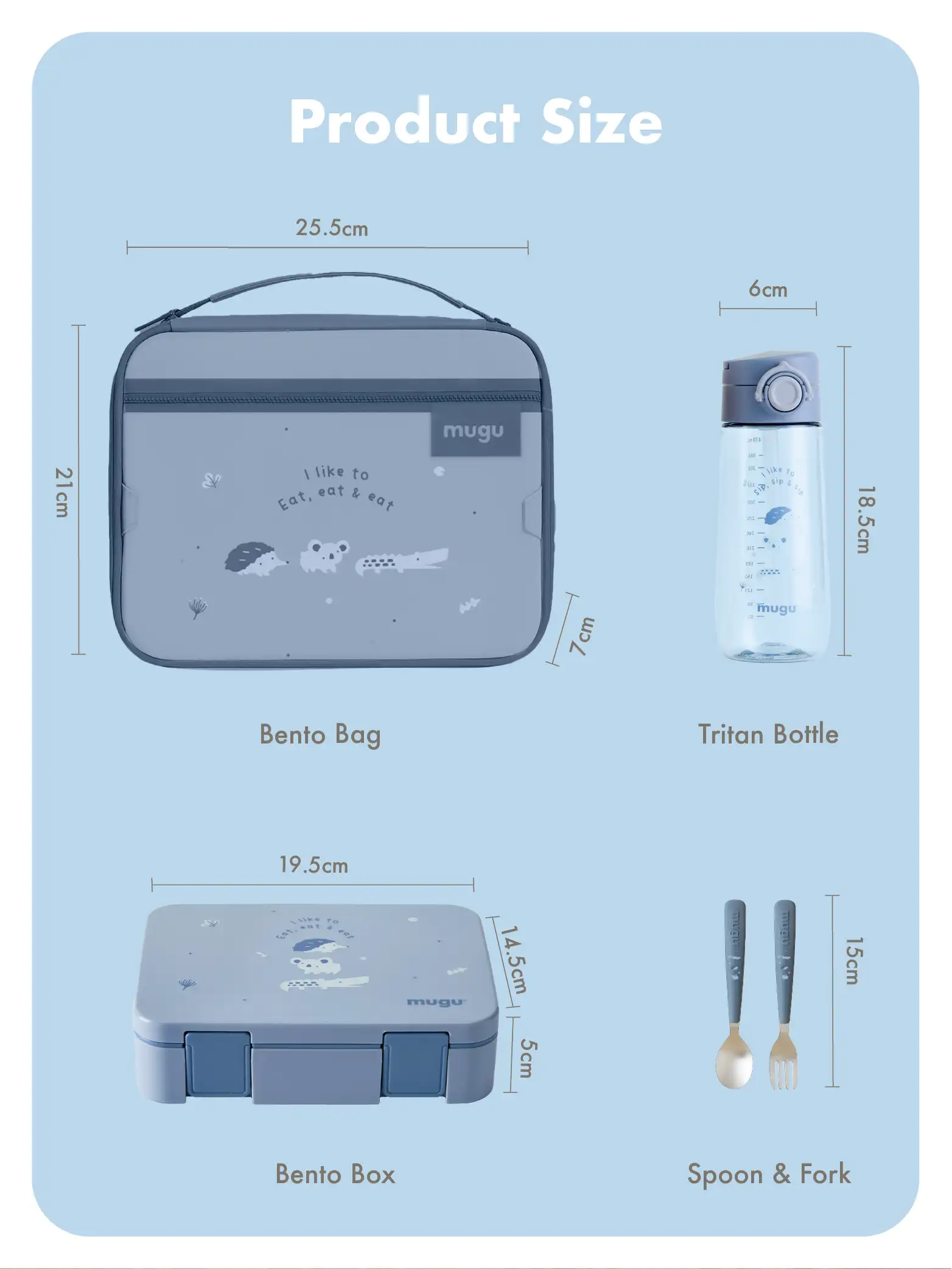 mugu kids complete lunch set description image