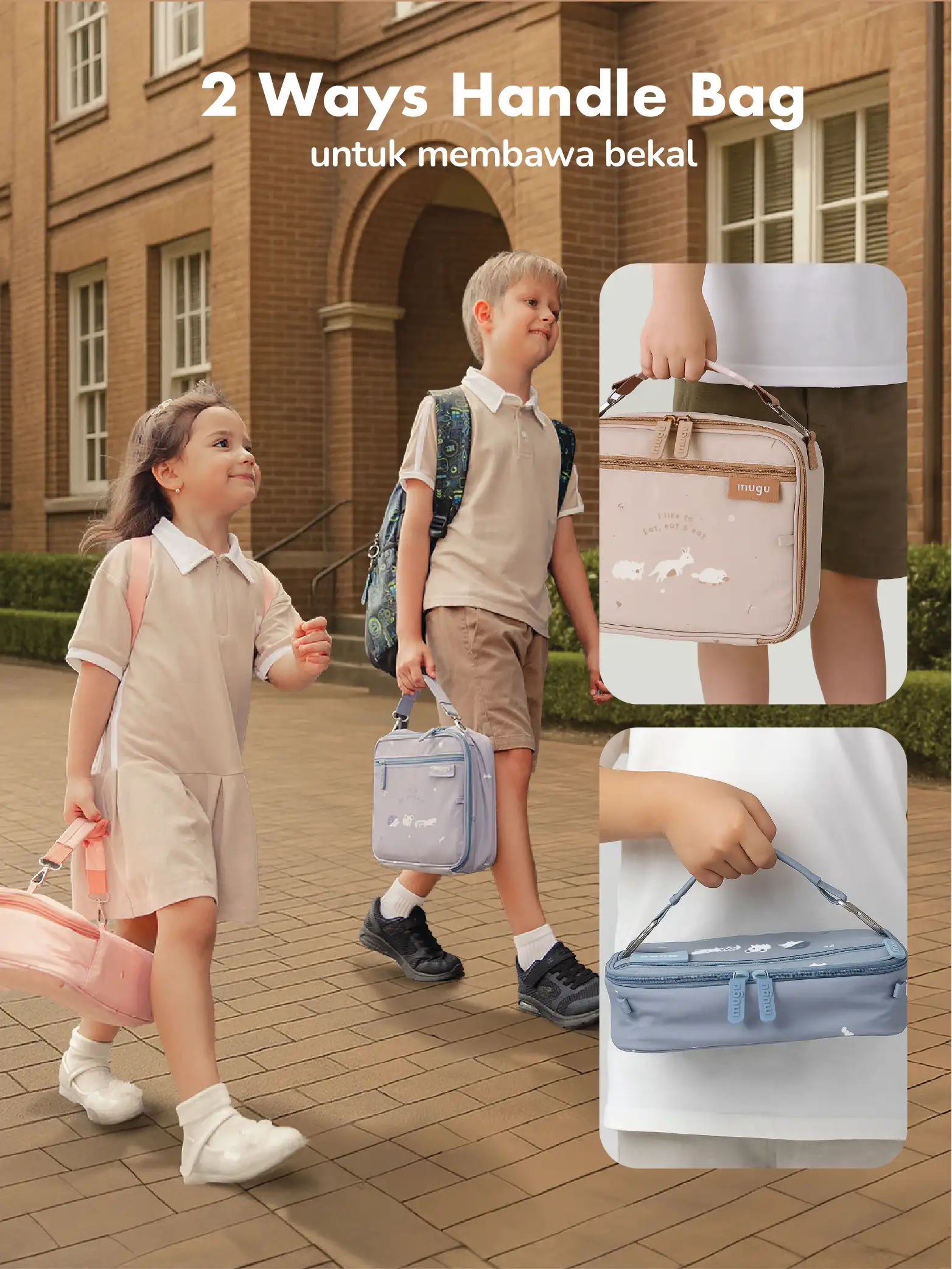 mugu Kids Simple Lunch Set description image