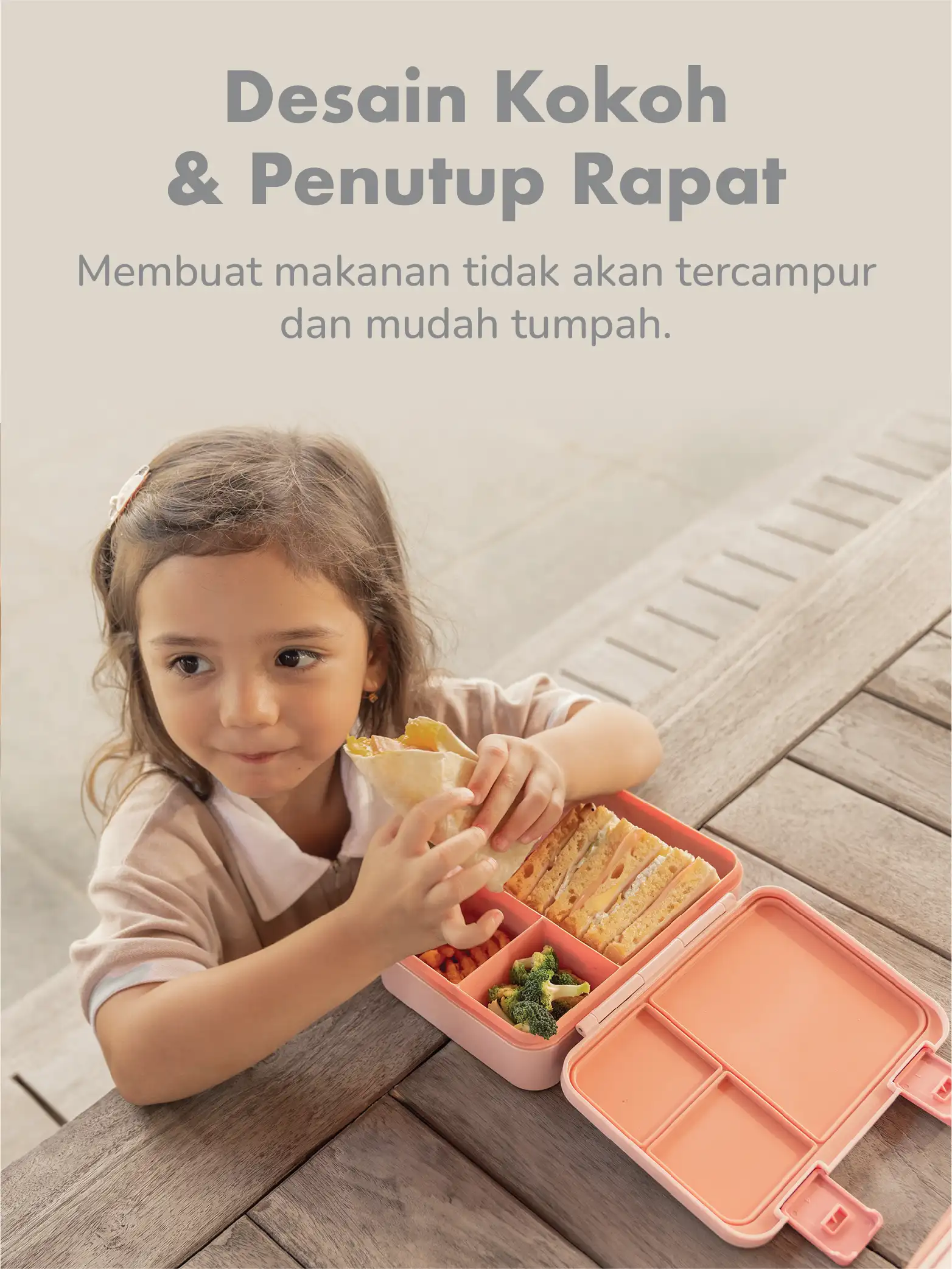 mugu Kids Simple Lunch Set description image