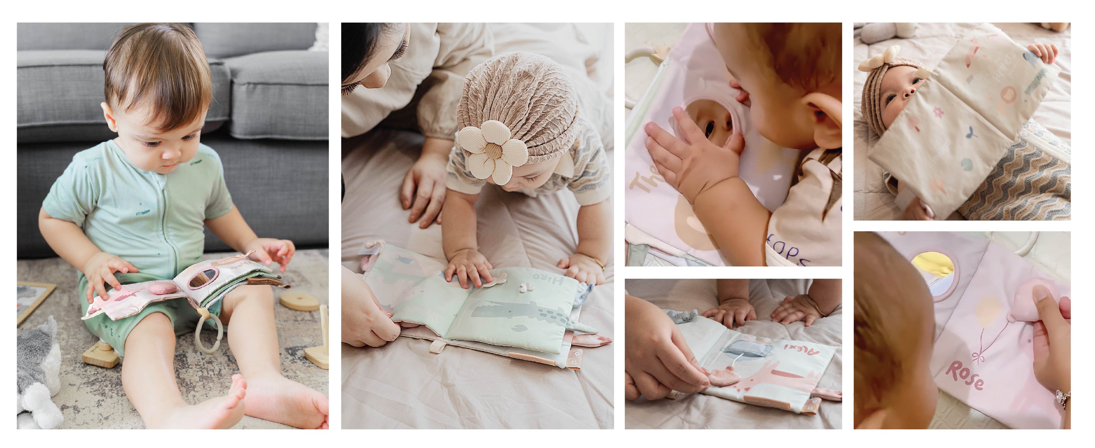 mugu Creative Soft Book - Buku Bayi Mainan Montessori description image