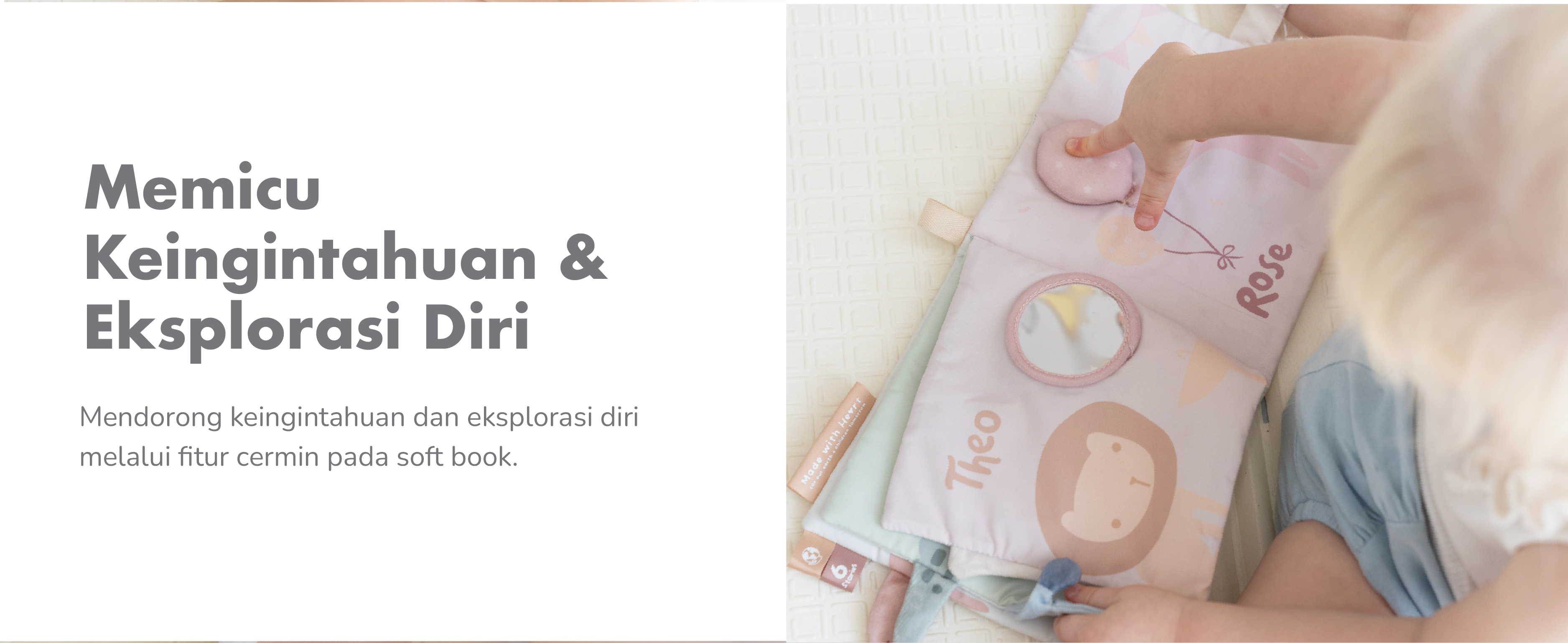 mugu Creative Soft Book - Buku Bayi Mainan Montessori description image