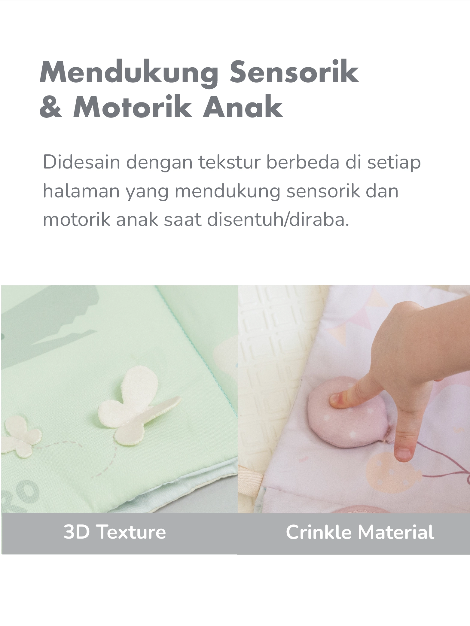 mugu Creative Soft Book - Buku Bayi Mainan Montessori description image