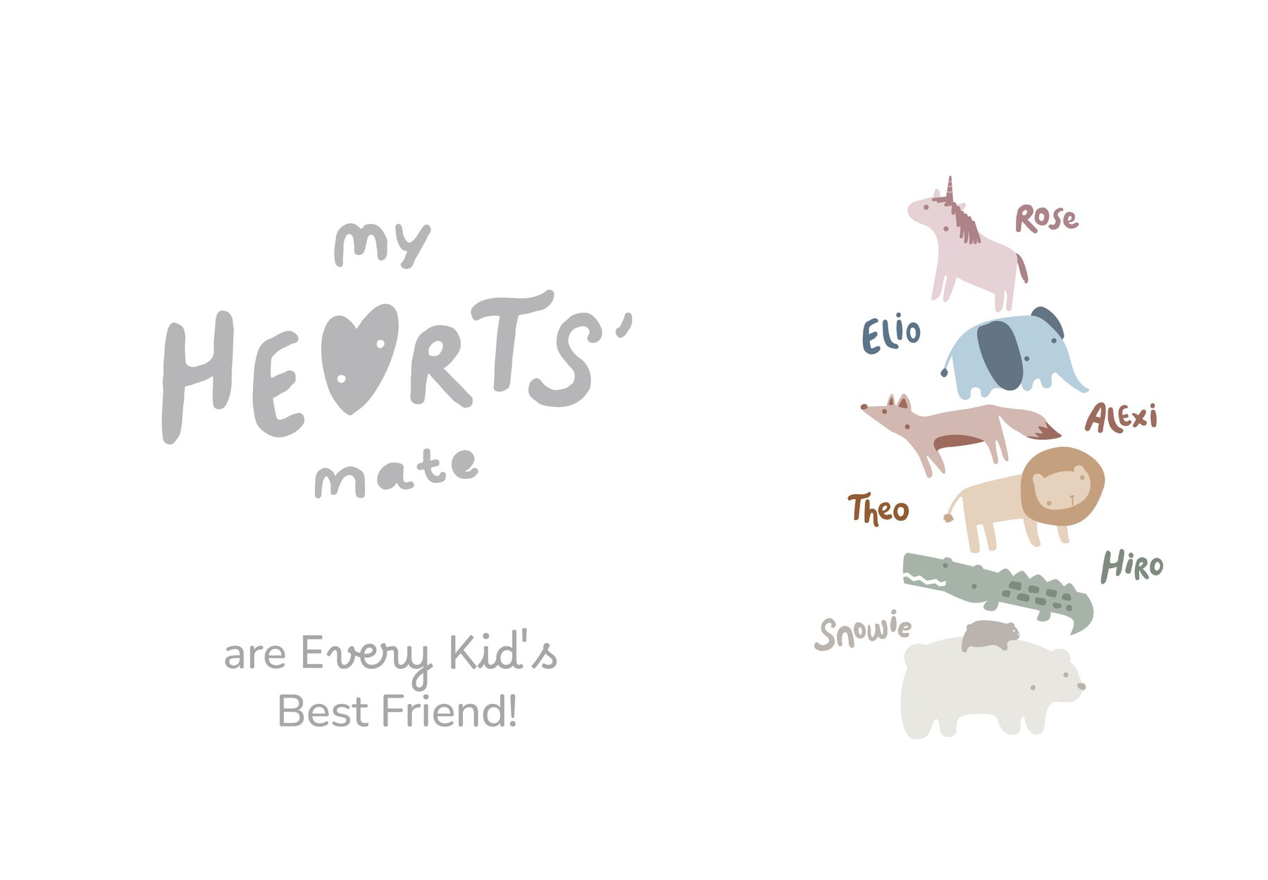 mugu Hearts Mate Jumper - Baju Anak Jumper description image