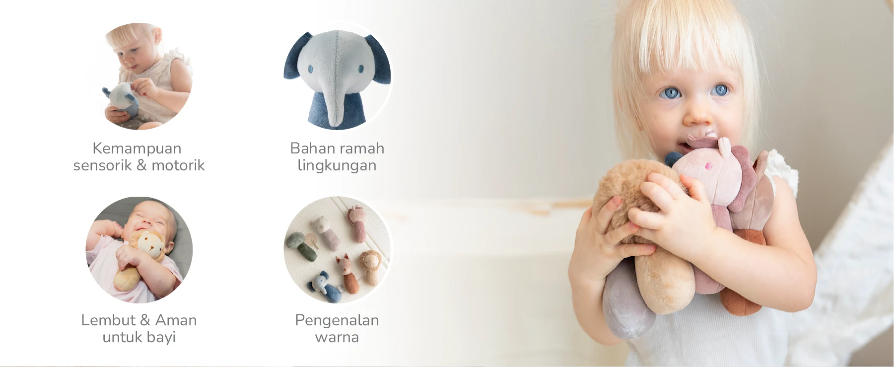 mugu Plush Toy Set - Boneka Peluk Empuk description image