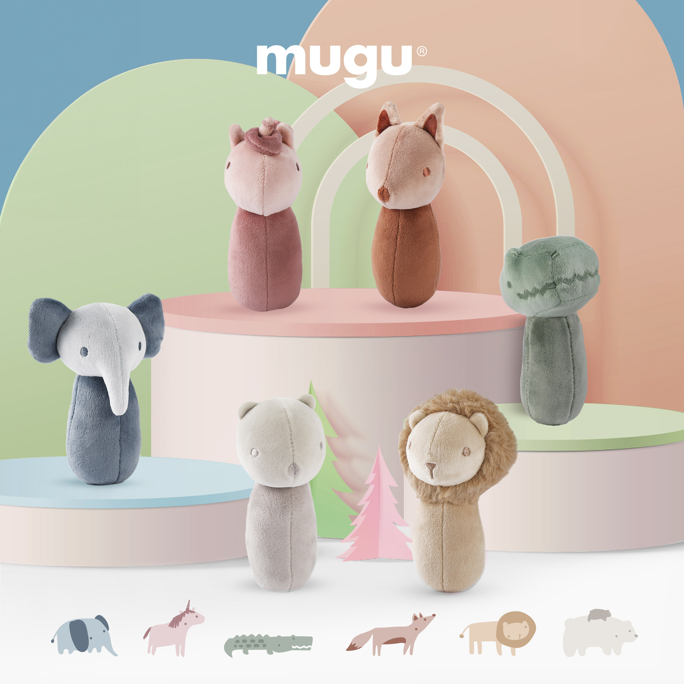 mugu Plush Toy - Boneka Peluk Empuk